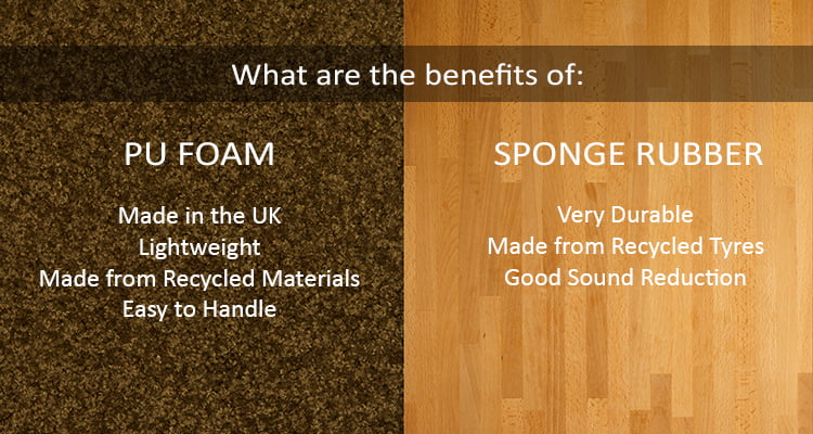 The Difference Between Pu Foam Vs Rubber Underlay Carpet