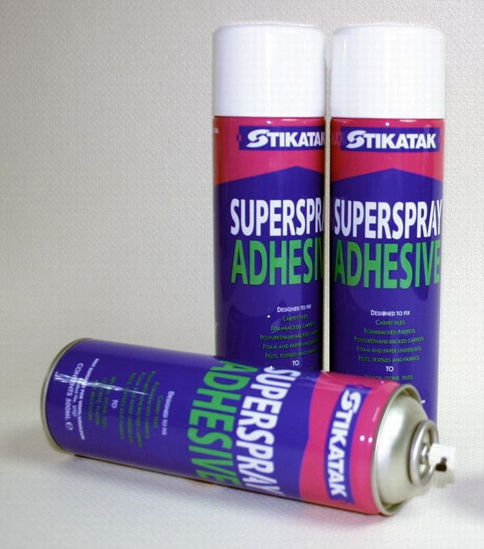 Spray Adhesive 500ml Cans Carpet, Vinyl Floor Adhesive Spray