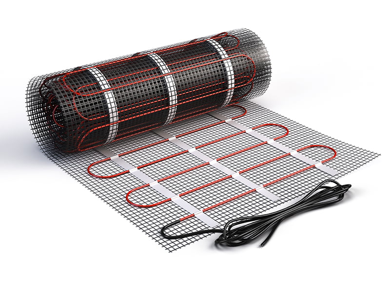 Fitting Electric Underfloor Heating Roll 500px